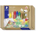 Staedtler 61 C1 va&scaron;kinės kreidelės 6 vnt. su pie&scaron;tuku ir užduočių knygele