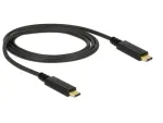 USB laidas DeLOCK 83661 USB 3.2 Gen 2 1m USB-C juodas