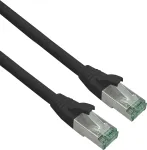 Helos komutacinis kabelis 363740, RJ-45&ndash;RJ-45, Cat.6a S/FTP (Cat.7 neapdorotas kabelis), 30 m, juodas