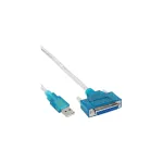 USB spausdintuvo laidas InLine 33397I 1,8 m USB A tipas (vyri&scaron;kas) &ndash; DB25 (moteri&scaron;ka)