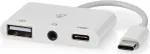 Nedis CCGB64790WT01 ne&scaron;iojamojo kompiuterio dokų stotelė ir prievadų replikatorius, laidinis, USB 2.0 Type-C, balta (CCGB64790WT01)