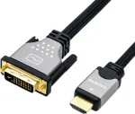 ROLINE 11.04.5876 vaizdo kabelis-adapteris 1,5 m HDMI A tipo (standartinis) DVI-D juodas-sidabrinis (11.04.5876)
