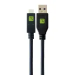 Techly ICOC MUSB31-CMAM05T USB laidas USB 3.2 Gen 1 (3.1 Gen 1) 0.5 m USB A USB C juodas