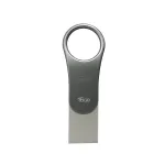 USB atmintukas Silicon Power Mobile C80 16 GB USB Type-A / USB Type-C, USB 3.2 Gen 1, titano spalva, cinko korpusas
