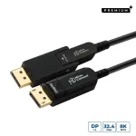 Microconnect DP-MMG-1500MBV1.4OP aktyvus optimis DisplayPort kabelis 15 m Juoda