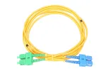 Extralink Patchcord SC/UPC - SC/APC, vienmodis dupleksas, G.652D &scaron;viesolaidis, PVC 3 mm, 5 m