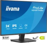 IIYAMA ProLite X2497HSU-B1 monitor 23,8 colio (60,5 cm) Full HD IPS 1920&times;1080 4 ms USB‑C 2&times;, garsiakalbiai, VESA, juodas