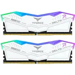 Teamgroup Delta RGB 32 GB (2x 16 GB) DDR5-6000 CL30 atminties rinkinys, baltas