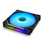 Lian Li UNI FAN SL-INF Wireless ARGB PWM 140 mm korpuso ventiliatorius, juodas