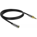 Garso kabelis 3,5 mm DeLOCK 85780 1 m juodai pilkas