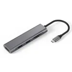 Adapter USB Type-C - 2x USB 3.0, HDMI, SD, TF