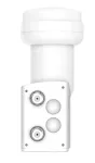 Hama 00205375 universalus Twin LNB keitiklis, baltas