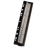 WEDO Business 67 9401 ki&scaron;eninis skylamu&scaron;is, 4 skylių, 3 mm perforavimo galia, plastikinis su metaline bėgele, juodas