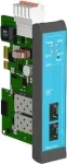INSYS icom MRcard Fiber įki&scaron;amas modulis, 2x Gigabit SFP, 2 skaitmeniniai įėjimai