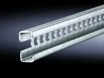 Rack bėgelis Rittal 4943.000, plieninis, sidabrinis, gylis 455 mm, pakuotė po 6 vnt.