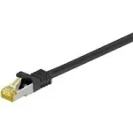 Wentronic Goobay 91680 &ndash; Laidas Patch RJ-45 (M) &ndash; RJ-45 (M) 30,0 m SFTP PiMF Cat.7 presuotas, be halogenų, juodas