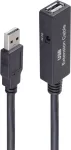USB laidas ShiverPeaks BS13-29055 5m USB A juodas
