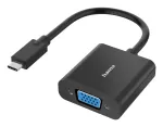 Hama 00300088 vaizdo adapteris USB-C į VGA (D-Sub) juodas