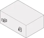 SCHROFF Kabelaufwicklung - KABELAUFWICKLER SET RAL7016 (24575800)