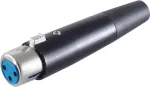 ShiverPeaks S/CONN maximum connectivity XLR jungties korpusas, juodas, 55025
