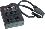 ShiverPeaks S/CONN 94037 SCART perjungimo adapteris, SCART ki&scaron;tukas į 2x SCART lizdą, S-VHS ir 3x RCA, 0,2 m