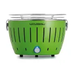 LotusGrill G280 U Green &ndash; Ne&scaron;iojama anglinė kepsninė su ventiliatoriumi