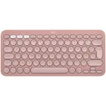 Belaidė klaviatūra Logitech Pebble Keys 2 K380S Tonal Rose Fra BT N/A-CENT-419 UNIV. (920-011805)