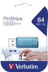 Verbatim Store 'n' Go PinStripe USB 2.0 atmintinė 64 GB, karibų mėlyna
