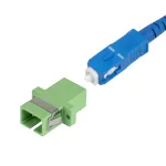 StarTech.com SC jungčių jungiklis 10 vnt., OS2 vienmodis SC &scaron;viesolaidinis jungiklis su flan&scaron;u, SC/APC simplekso adapteris