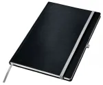 Leitz Style A4 sąsiuvinis kietais vir&scaron;eliais languotas, juodas, 80 lapų, 100 g/m&sup2;