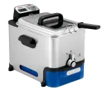 Tefal Oleoclean Pro Inox & Design FR8040 vieno krep&scaron;io elektrinė gruzdintuvė 3,5 l 2300 W juoda, nerūdijantis plienas