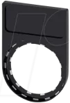 Siemens 3SU1900-0AG10-0AA0 SIRIUS ACT etikečių laikiklis, juodas, plastikinis, 29,8 x 44,8 mm