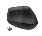 LOGITECH Lift For Business belaidė vertikali pelė de&scaron;inei rankai, grafito/juoda