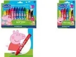 STAEDTLER Noris Junior Peppa Pig va&scaron;kinės kreidelės 12 spalvų plastikinėje dėžutėje