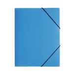 PAGNA Elastic Folder A4 PP Light Blue 3 Flaps Elastic Band
