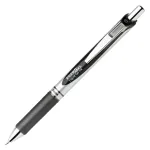 Pentel EnerGel Retractable Gel Pen - Black - Blue - Green - Red - Multicolour - Silver - Plastic - Rubber - Bold - Round