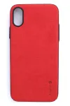 Evelatus Apple iPhone X Velvet Red Back Cover