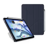 Pipetto Origami No3 Pencil Case, skirta iPad Air 11 (M2/M3) / iPad Air 10.9 (4th/5th Gen), tamsiai mėlyna