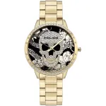 Police Women's PL16067MSG02M kvarcinis analoginis laikrodis 36mm auksinės spalvos nerūdijančio plieno apyrankė