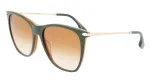 Victoria Beckham VB636S-342 Moteri&scaron;ki Akiniai Nuo Saulės &ndash; Havana Tortoise Rėmelis, Rudas Gradientinis Stiklas, 58 mm
