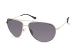 Kenneth Cole vyri&scaron;ki stačiakampiai akiniai nuo saulės KC2971-6032A &ndash; juodas rėmelis, pilki lę&scaron;iai, 60 mm