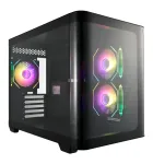 FSP S380-BA kompiuterio korpusas Mini Tower mITX, mATX juodas ARGB