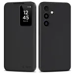 Tech-Protect Smart Wallet Case, skirta Samsung Galaxy S25, matinė juoda