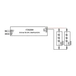 Brumberg 17252000 LED maitinimo &scaron;altinis, stačiakampis, baltas, DALI-2, 150W, 24V DC