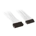SilverStone PP07-MBW - Maitinimo ilginimo kabelis - ATX, 24 kontaktų (M) - ATX, 24 kontaktų (M) - 30 cm - Baltas (SST-PP07-MBW)