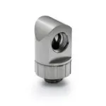 BitsPower Artemis 90&deg; rotacinė vamzdelio jungtis BPM-AT90R-PG, platininė pilka