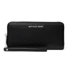 MICHAEL KORS Moteri&scaron;ka Saffiano odinė piniginė su dėklu telefonui, juoda (Jet Set Travel) - 35S6STVE9LBLA