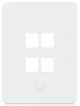 Ubiquiti Universal Keystone Wall Plate 4-Port Vertical &ndash; &scaron;varus, pritaikomas apdailos sprendimas (UACC-WP-KEYSTONE-V-4P)