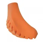 Gabel Walking Pad XXL guminiai antgaliai &scaron;iaurieti&scaron;ko ėjimo lazdoms, M dydis, oranžinė spalva