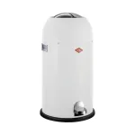 WESCO Kickmaster Soft pedalinis kibiras 33L matinės baltos spalvos